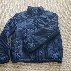 Madewell Navy blue puffer jacket